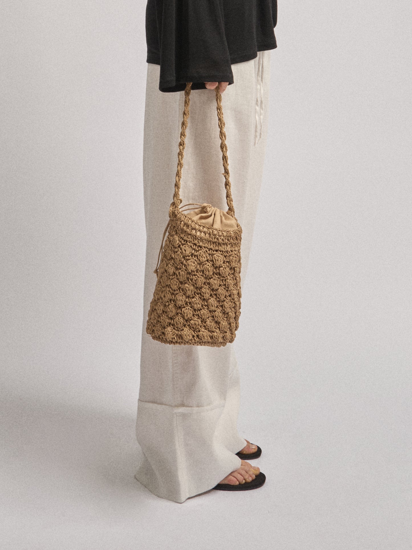 HEIDI BASKET STRAW in natural