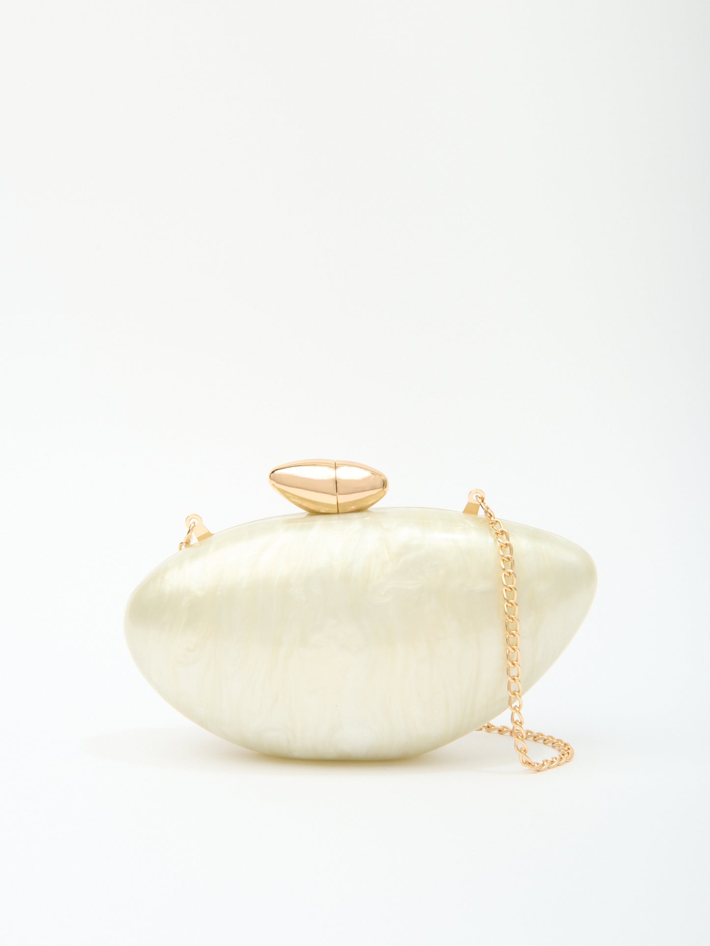 BIBI CLUTCH in oyster