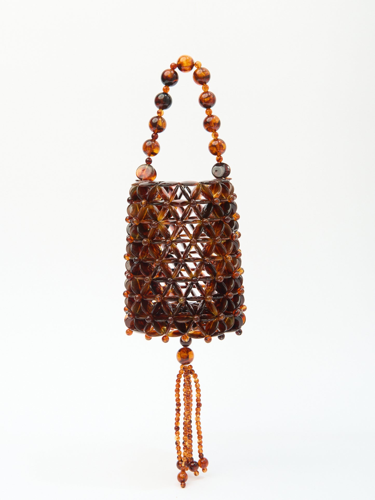 PHOEBE MINI BASKET in brown