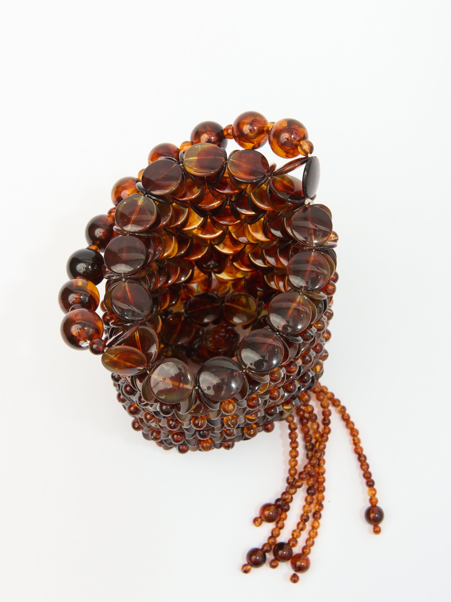 PHOEBE MINI BASKET in brown