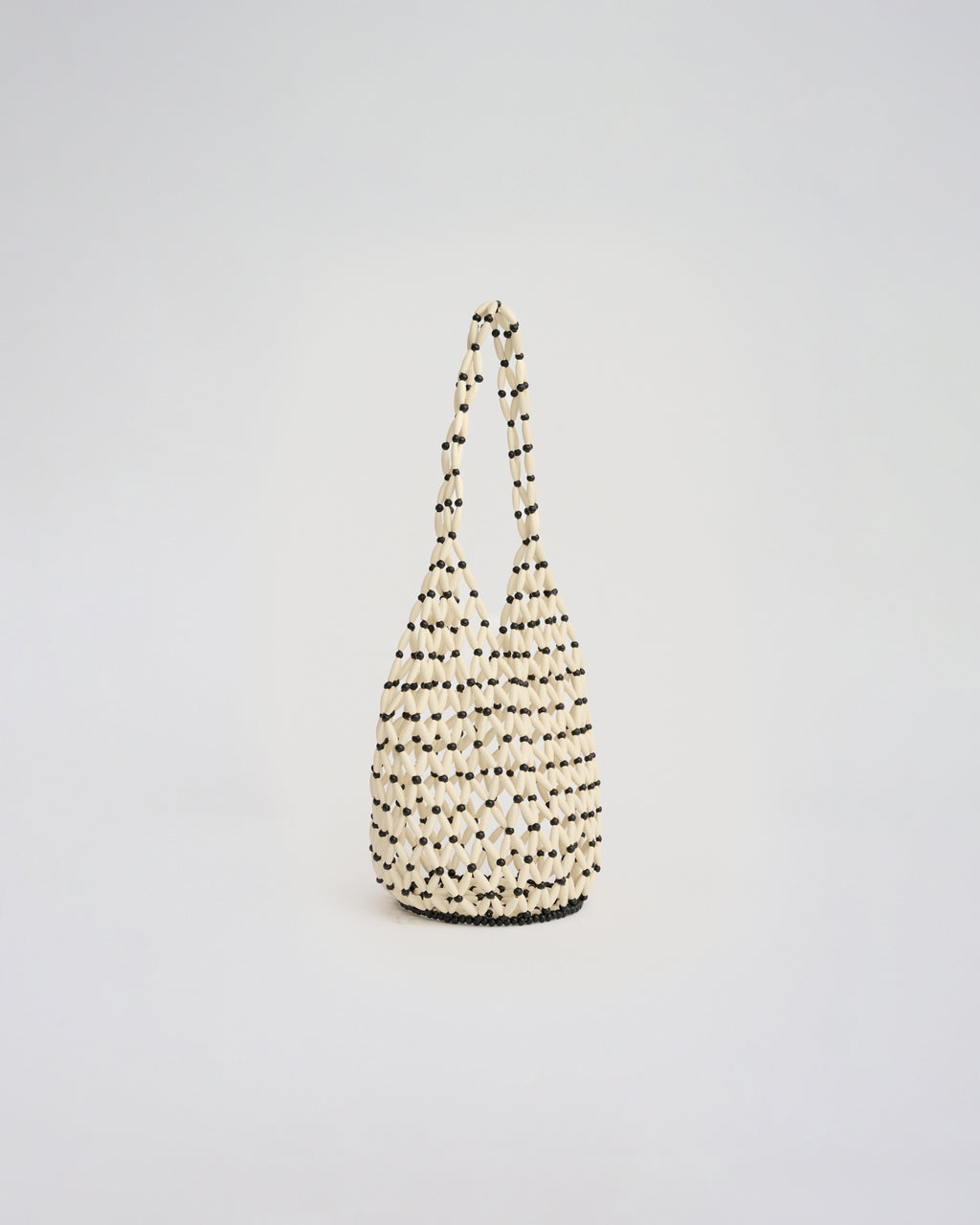 SUPPLE BUCKET in ivory/black