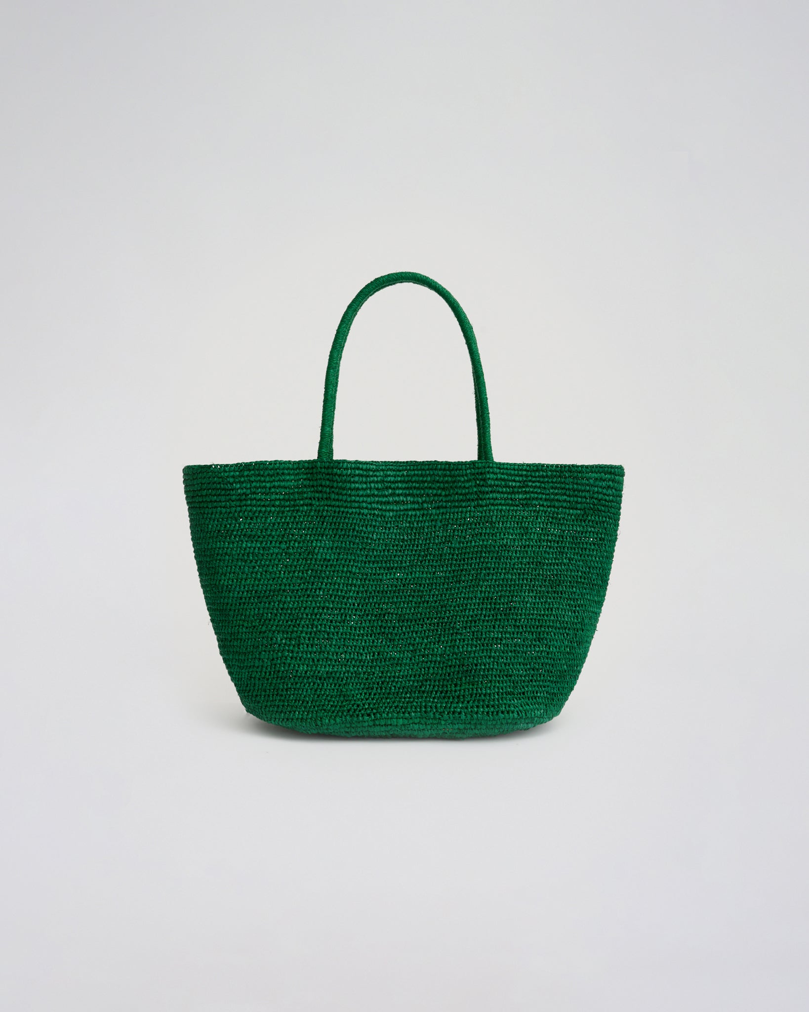 SHOULDER TOTE BAG in emerald