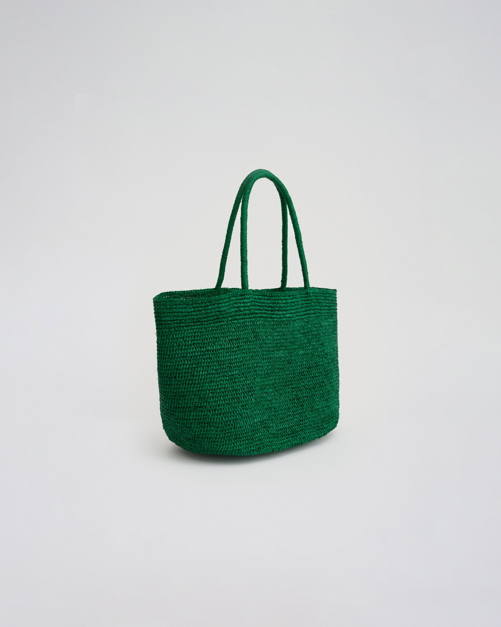 SHOULDER TOTE BAG in emerald
