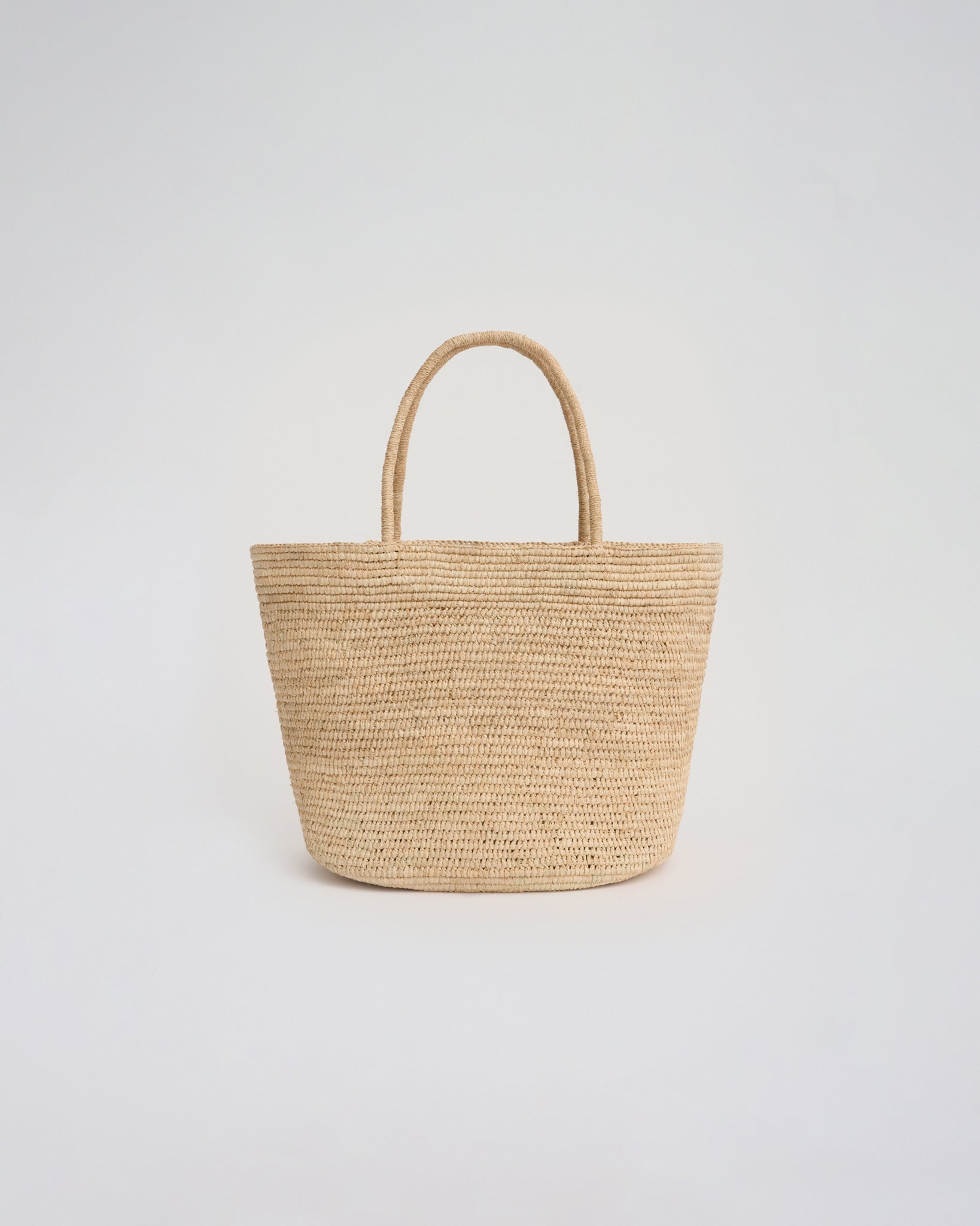 SHOULDER TOTE BAG in natural