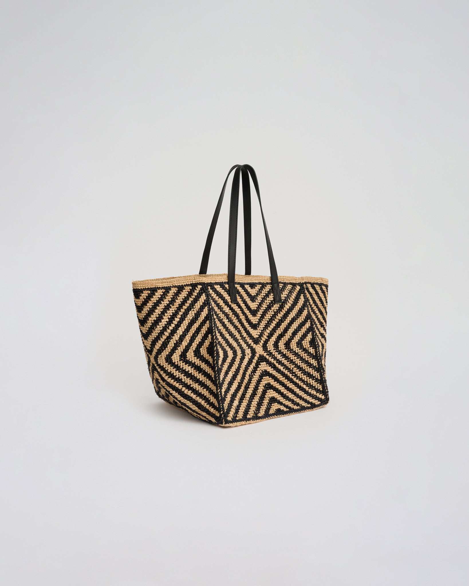 ELBA SHOULDER TOTE in geometric