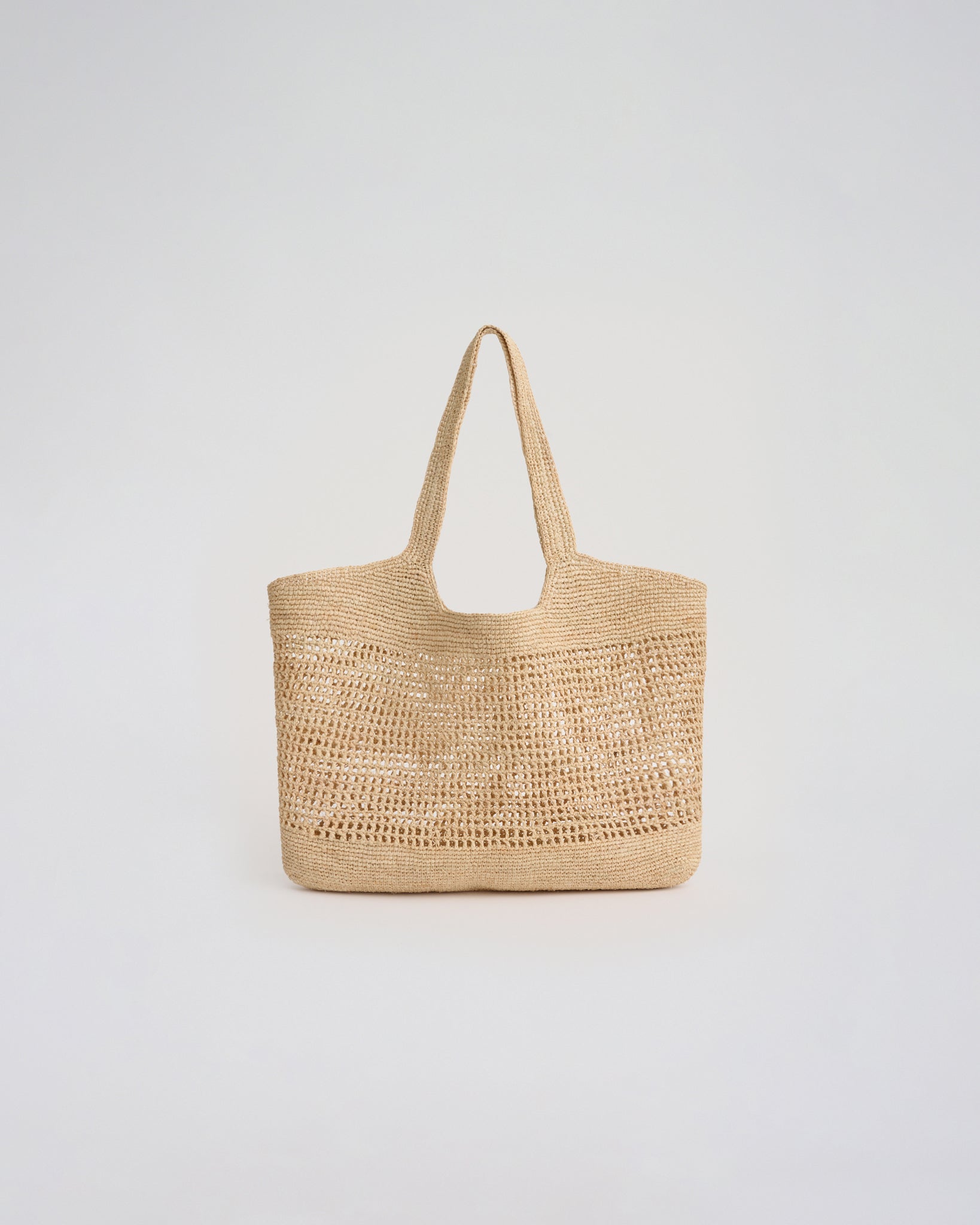 CITY SHOULDER TOTE BAG in natural