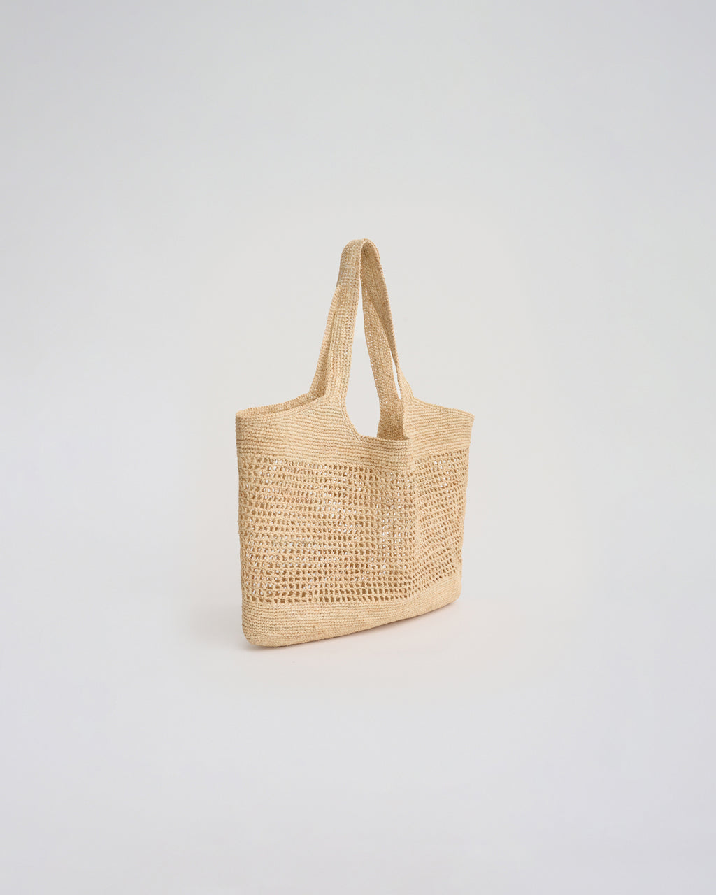 CITY SHOULDER TOTE BAG in natural