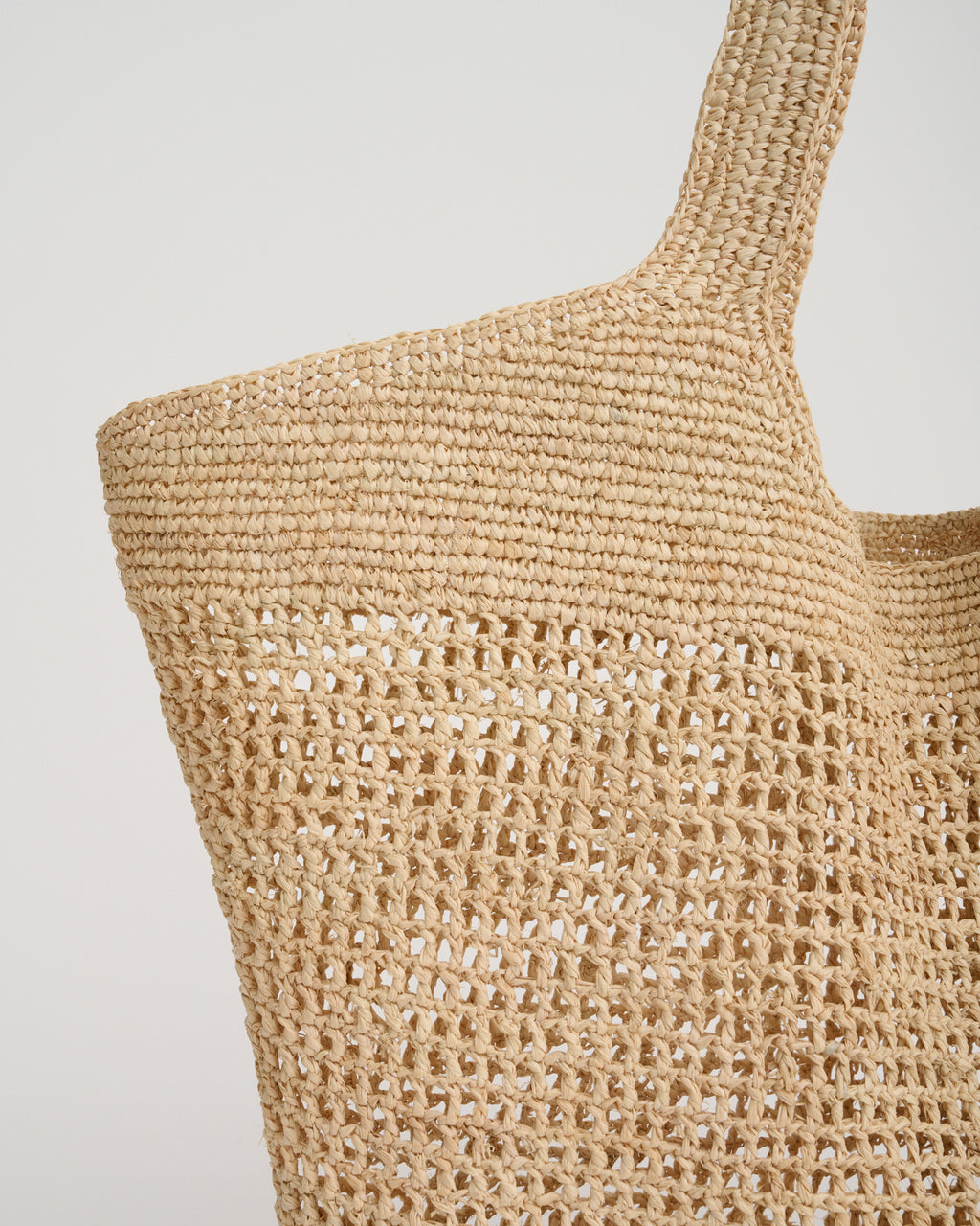CITY SHOULDER TOTE BAG in natural