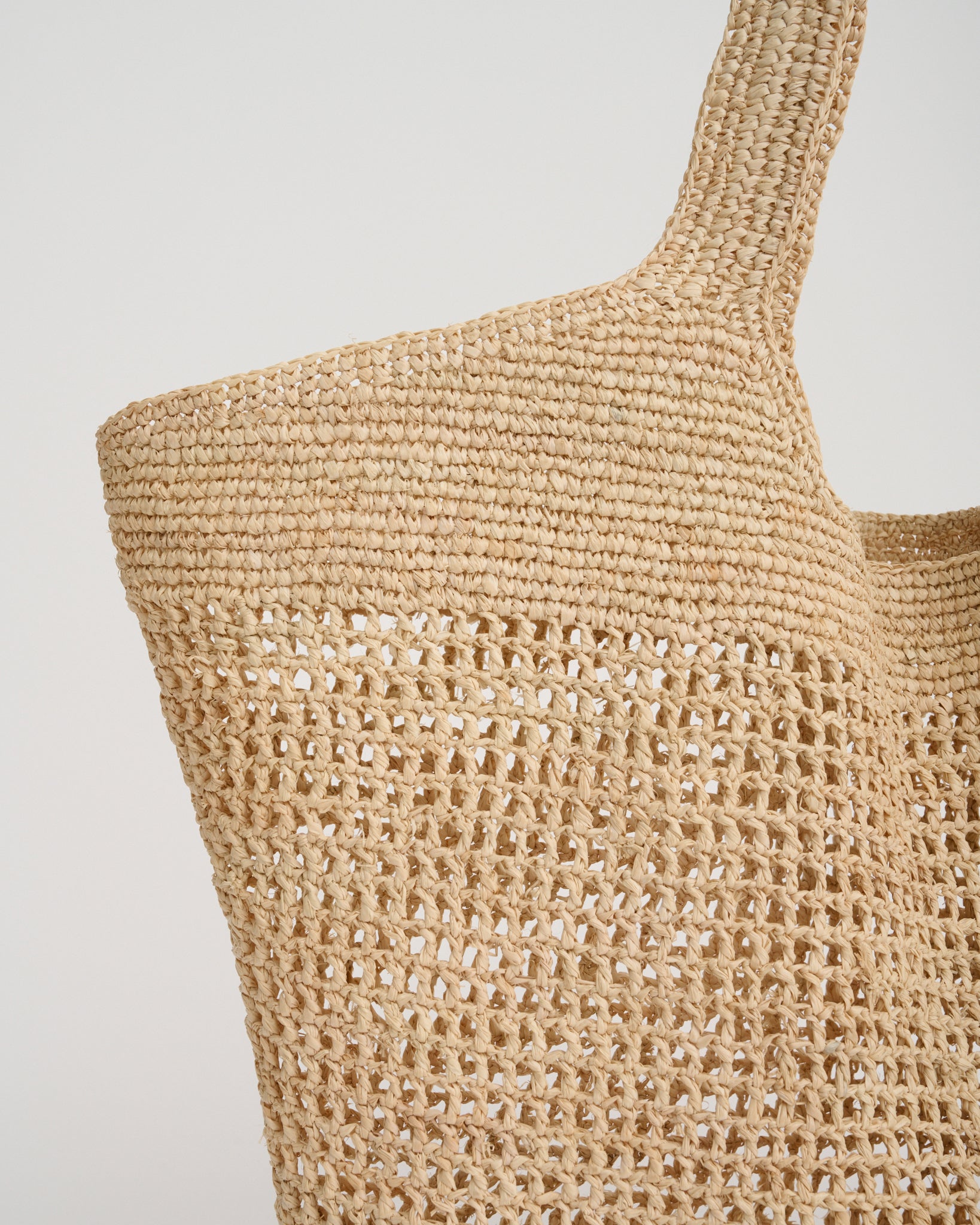 CITY SHOULDER TOTE BAG in natural