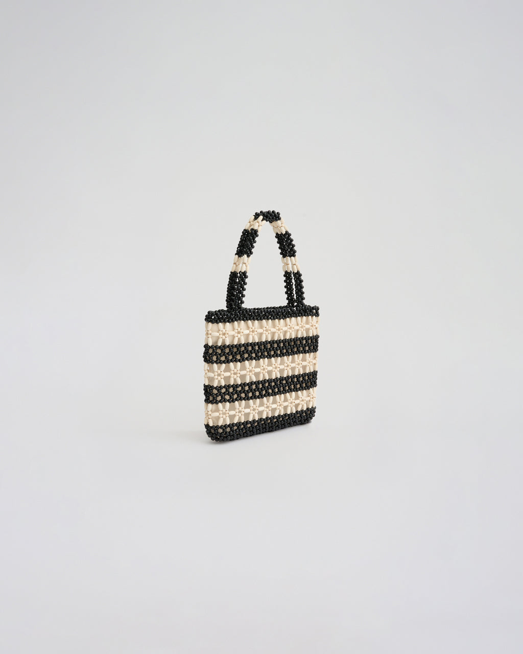 ALBA TOP HANDLE in black/ivory