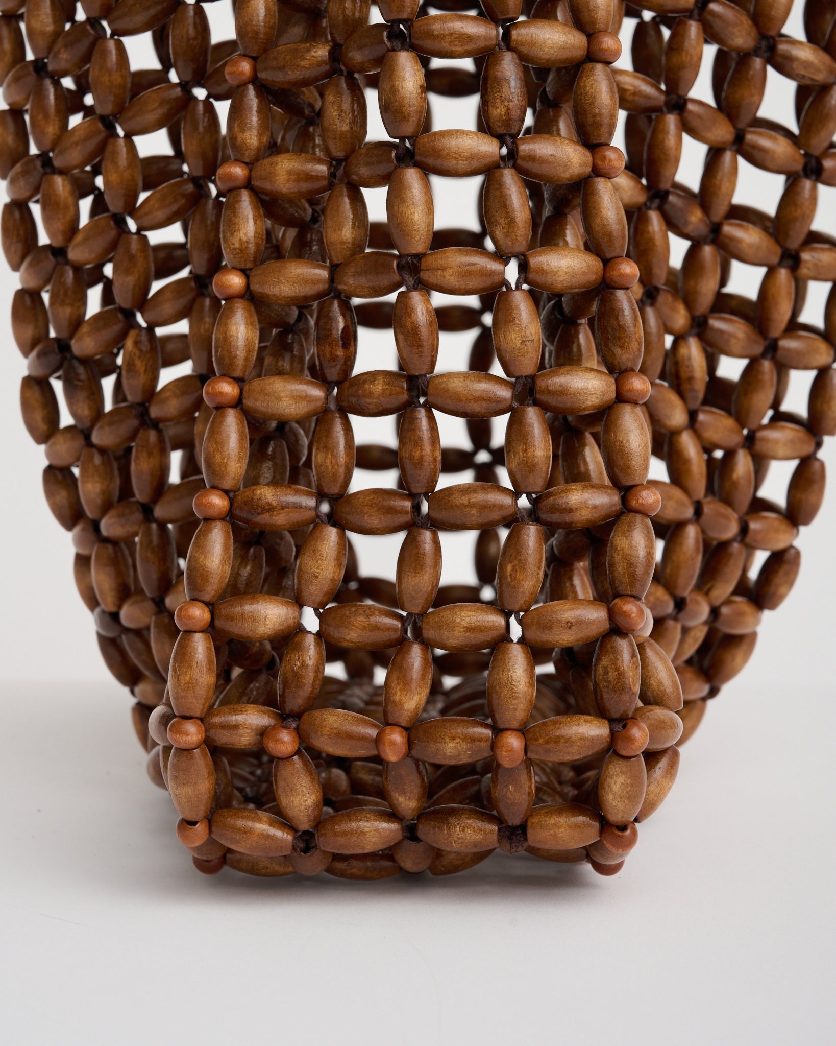 JEAN BEADED SHOULDER in caramel