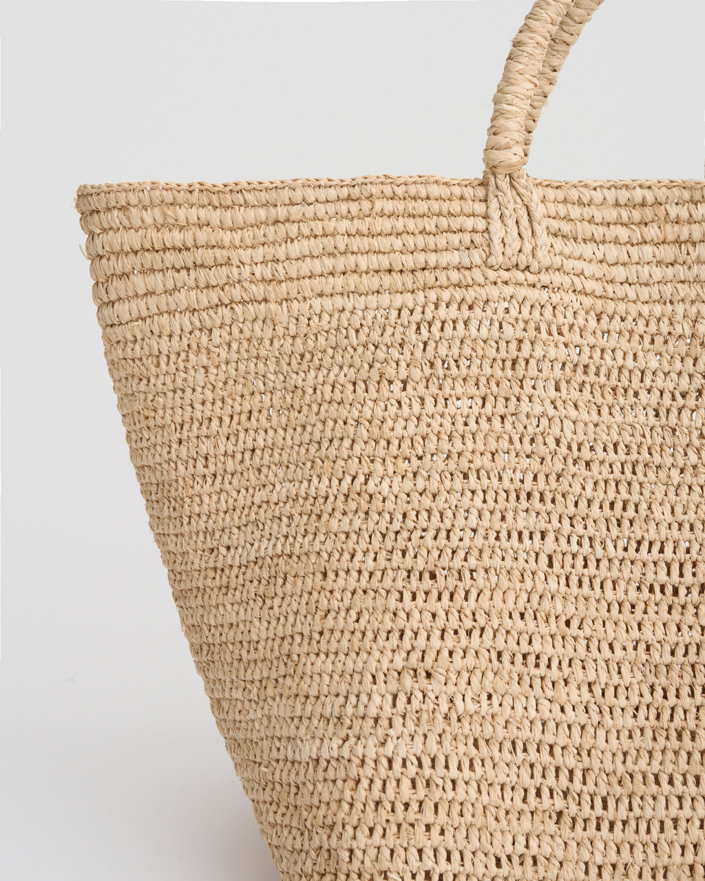 HORTENSIA LARGE TOTE BAG in natural