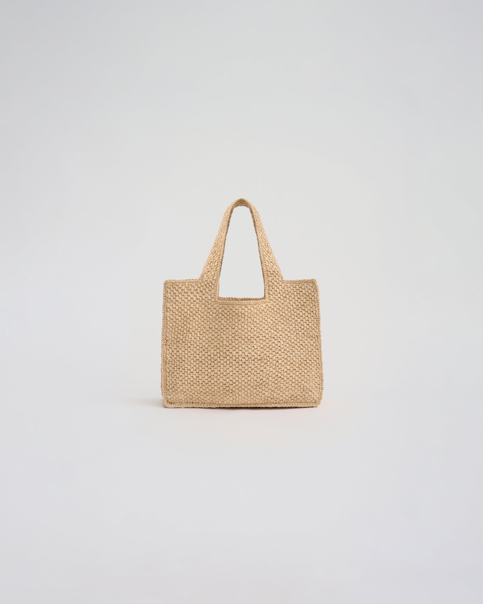 SQUARE TOTE in natural