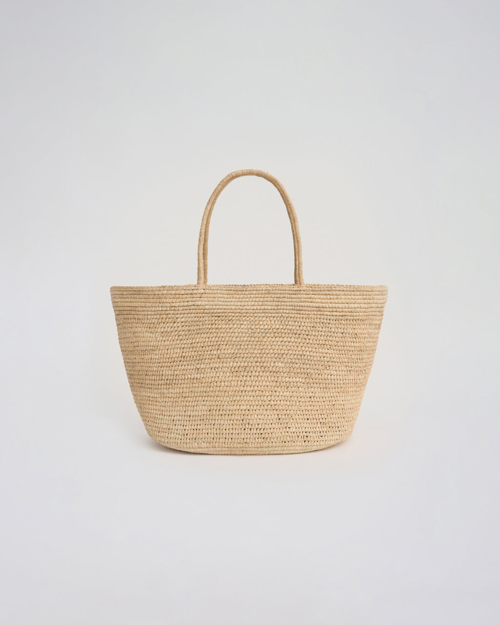SHOULDER TOTE BAG in natural