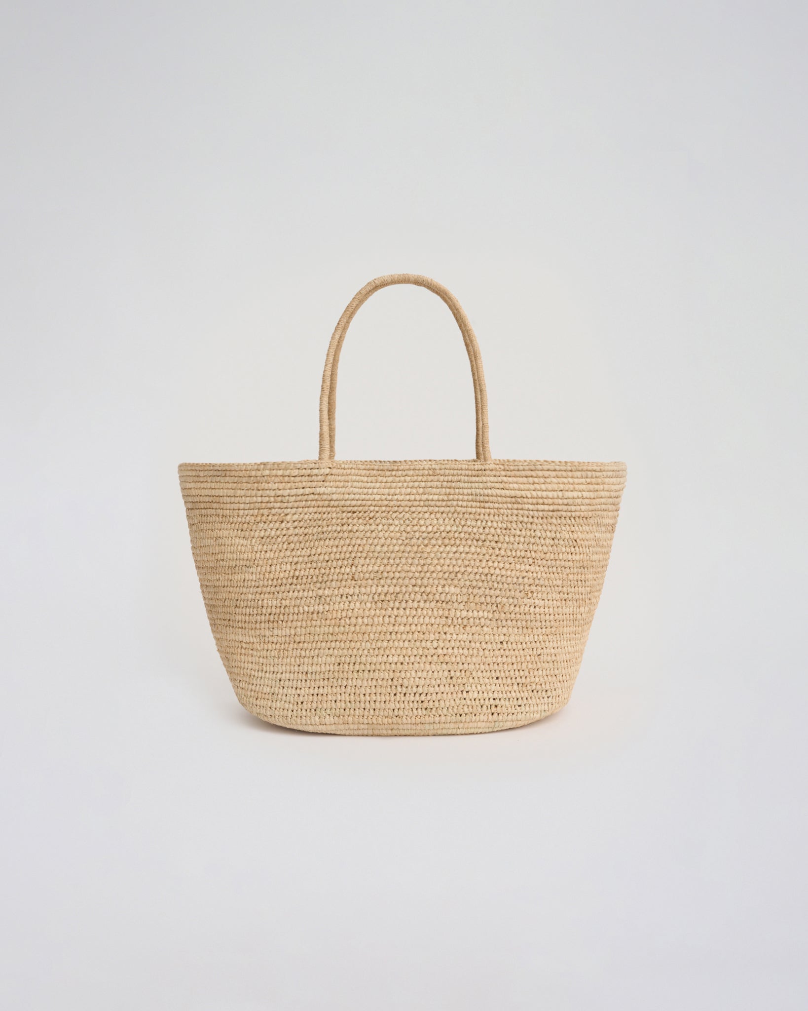 SHOULDER TOTE BAG in natural