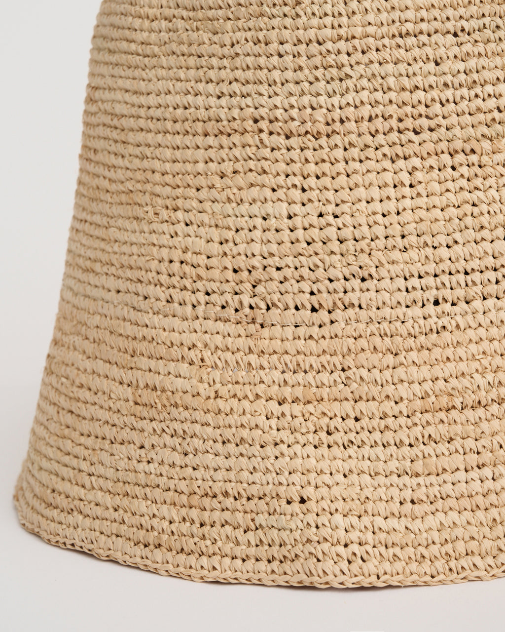 RAFFIA BUCKET HAT in natural