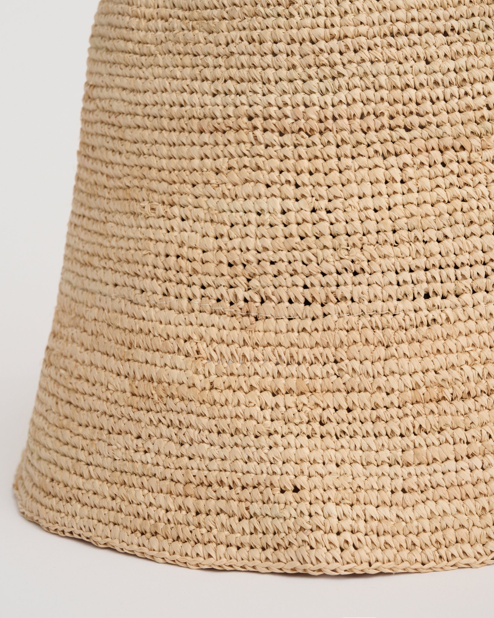 RAFFIA BUCKET HAT in natural