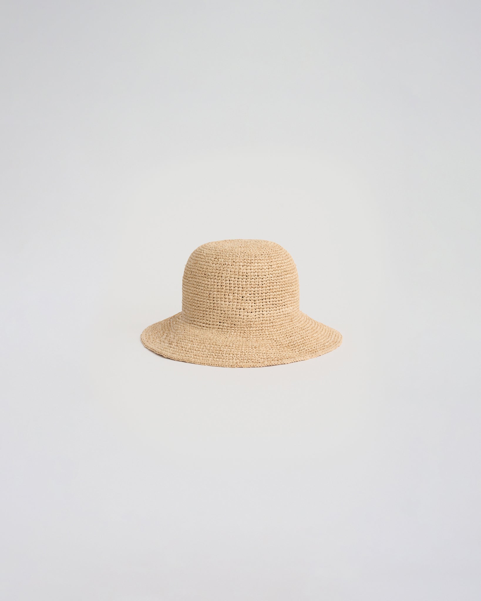 RAFFIA HAT in natural
