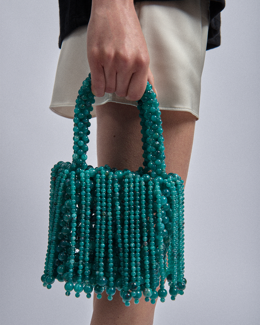 LILIA MINI TOTE in turquoise