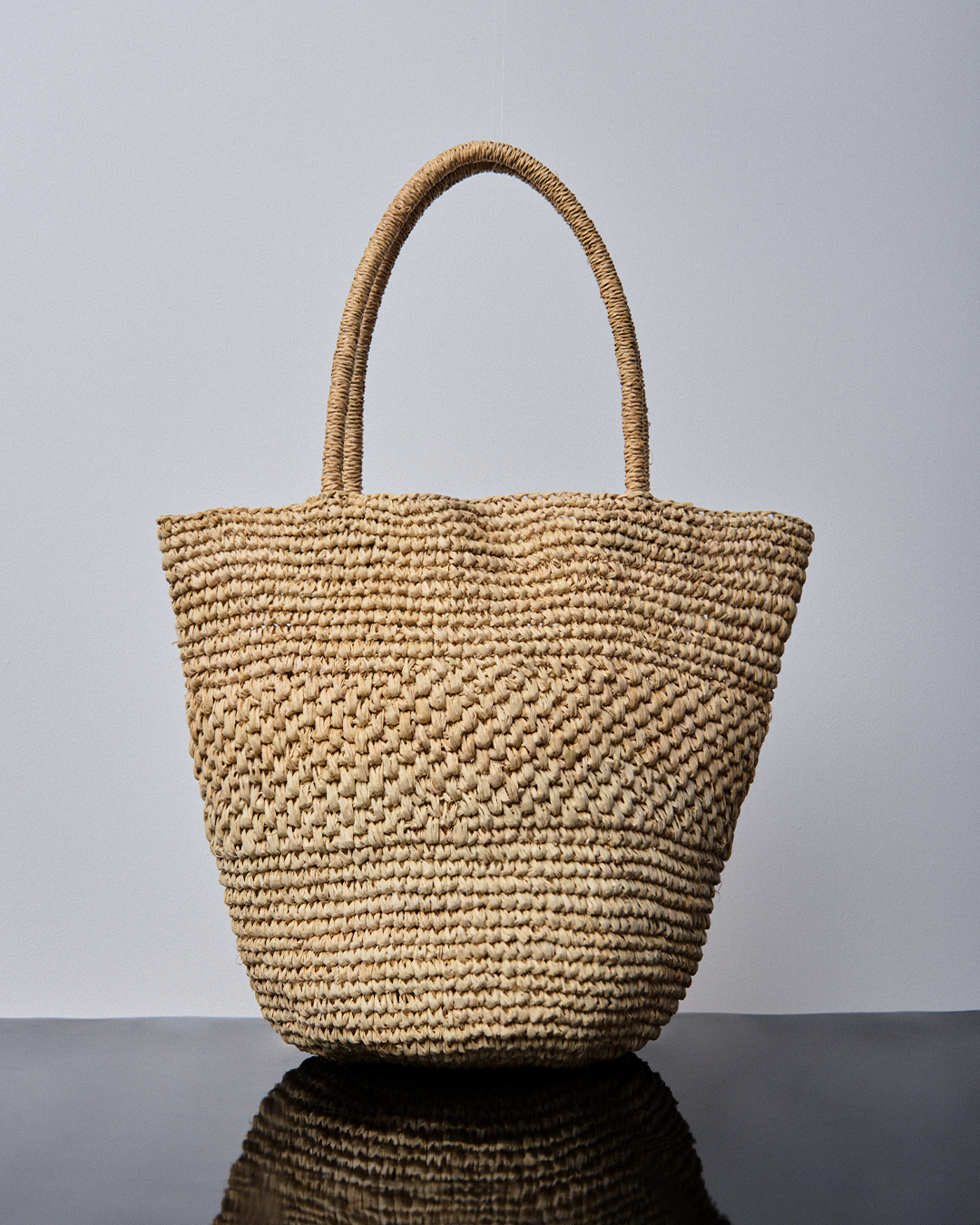 GILDA BASKET STRAW in natural