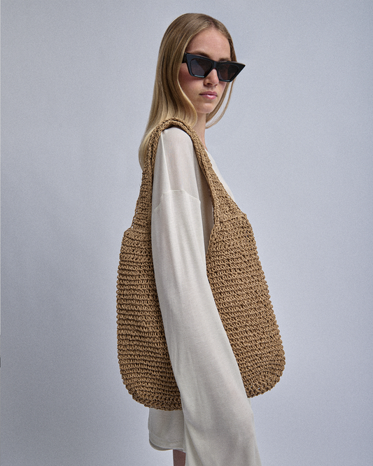SLOPE SLING STRAW in natural